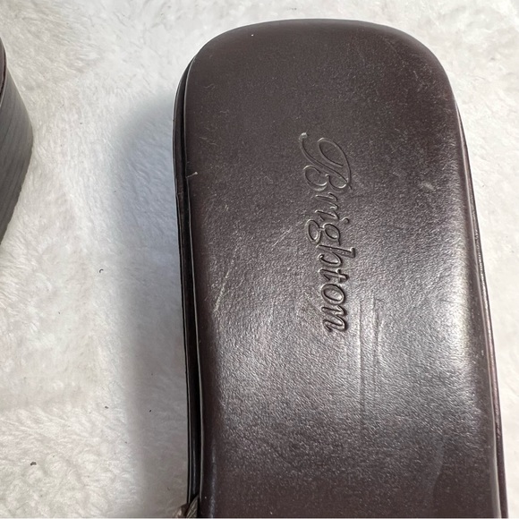 BRIGHTON Rita Woven Leather Slides Size 9N - Picture 8 of 12